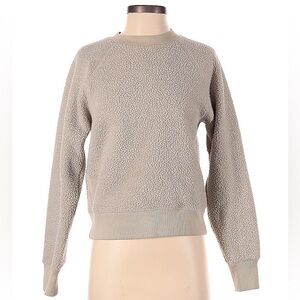 Everlane Heather Oat ReNew Fleece Pullover - S